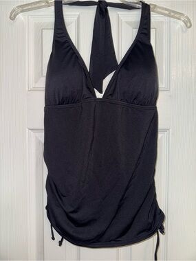 Soma XL Black Halter Tankini Top